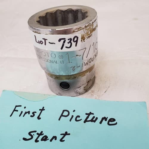 PROTO 5746 USA 1-7/16” Heavy-Duty Socket Tool - LOT 739 - Image 1