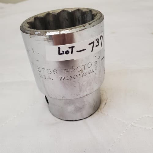 PROTO 5758 USA 1-13/16” Heavy-Duty Socket Tool - LOT 737 - Thumbnail 2