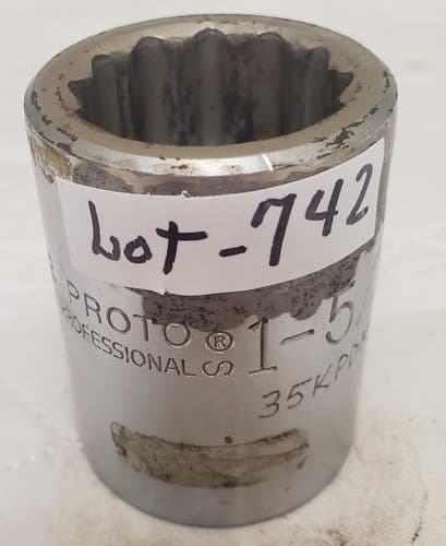 PROTO 5742 USA 1-5/16” Heavy-Duty Socket Tool - LOT 742 - Thumbnail 3