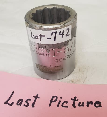 PROTO 5742 USA 1-5/16” Heavy-Duty Socket Tool - LOT 742 - Thumbnail 8