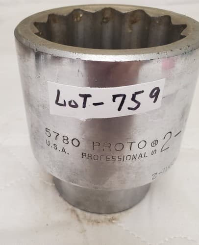 PROTO 5780 USA 2-1/2” Heavy-Duty Socket Tool - LOT 759 - Thumbnail 3