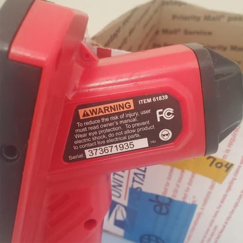 Cen-Tech High Resolution Digital Video Inspection Camera Item 61839 LOT-704 - Thumbnail 7