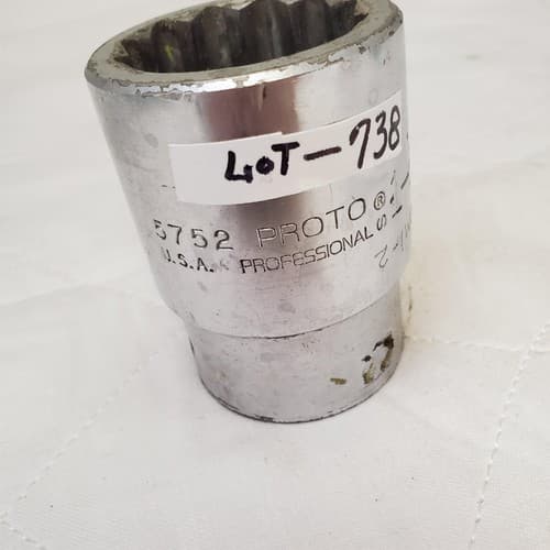 PROTO 5752 USA 1-5/8” Heavy-Duty Socket Tool - LOT 738 - Thumbnail 2