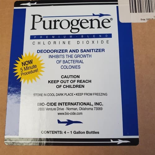 Bio-Cide Purogen Disinfectant 40010 Antimicrobial Disinfectant 4 Gallons - Thumbnail 2