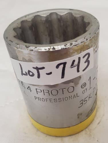 PROTO 5744 USA 1-3/8” Heavy-Duty Socket Tool - LOT 743 - Thumbnail 3