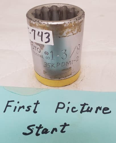 PROTO 5744 USA 1-3/8” Heavy-Duty Socket Tool - LOT 743 - Image 1