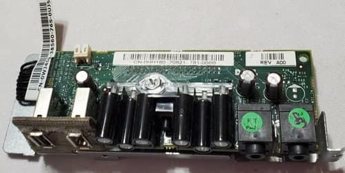 Dell Dimension 9200 Front USB, Audio, LED, Power Switch IO Panel CN-0HH180-70821 - Image 1