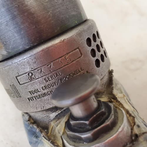 Rockwell Pneumatic Drill Air Tool AH-20 - Thumbnail 3