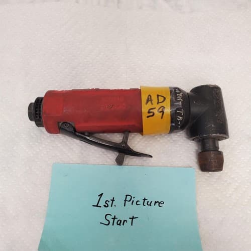 Tavlor 18,000 RPM Pneumatic T-8859R 1/4" Angle Die Grinder Air Tool AD59 - Image 1