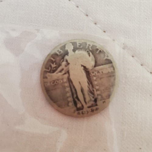 1926-D Standing Liberty Quarter Vintage American Currency - Thumbnail 2