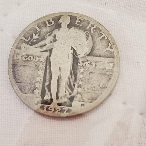 1926-D Standing Liberty Quarter Vintage American Currency - Thumbnail 4