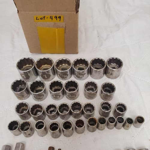 Lot of Assorted Socket with Extensions and Adapters LOT-499 - Thumbnail 5