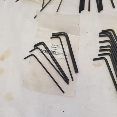 Lot of Assorted Various Size Hex Key Set LOT-602 - Thumbnail 8
