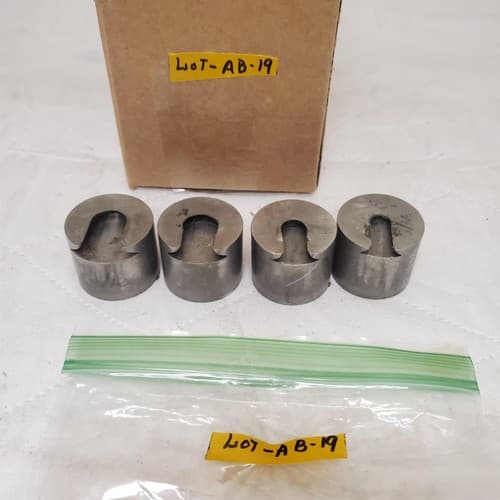 Lot of 4 Metal Slip Bushing Sleeves - Image 1