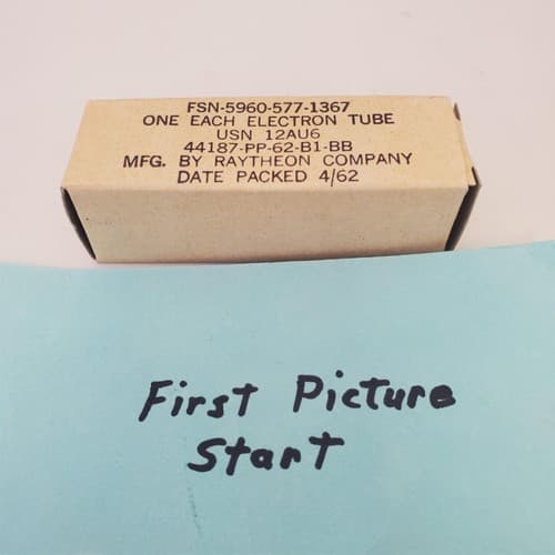 Raytheon 12AU6 Vacuum Tube TV Guitar AMP - Image 1