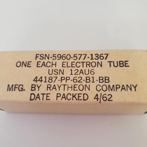Raytheon 12AU6 Vacuum Tube TV Guitar AMP - Thumbnail 2