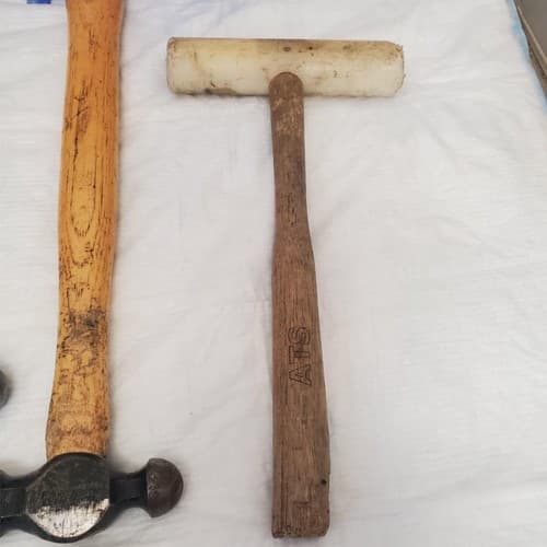 Lot of 3 Ball Peen & Mallet Hammers LOT-672 - Thumbnail 4