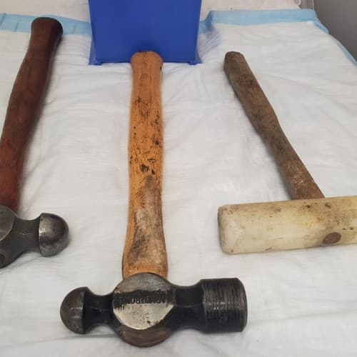 Lot of 3 Ball Peen & Mallet Hammers LOT-672 - Thumbnail 7