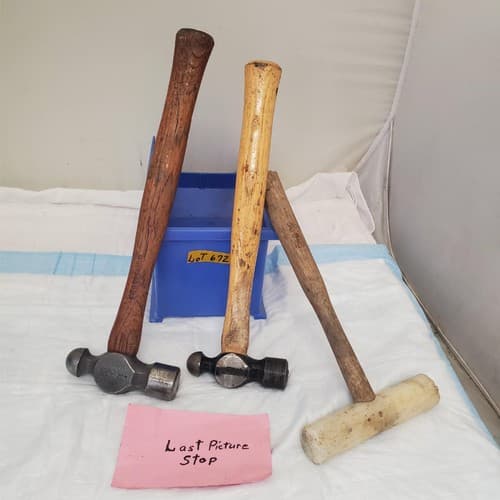 Lot of 3 Ball Peen & Mallet Hammers LOT-672 - Thumbnail 11