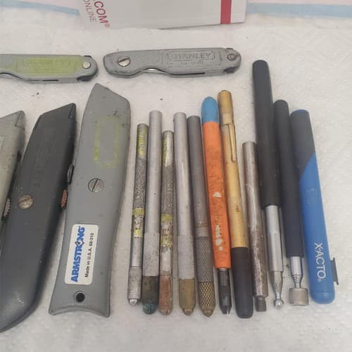 Lot of 18 Stanley Mixed 99E Retractable Utility Knife Box Cutter LOT-792 - Thumbnail 6