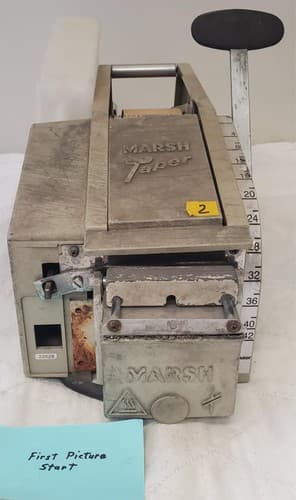 Marsh 5 HT Hand Taper Manual Gummed Tape Dispenser #2 - Image 1