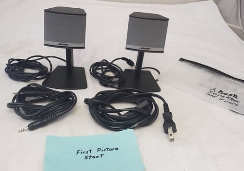 Set of 2 Bose Companion 3 Series II Multimedia Satellite Speakers - Image 1
