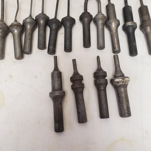 Lot of Rivet Gun Snaps Bit Knock Out Punch Set LOT-109 - Thumbnail 9