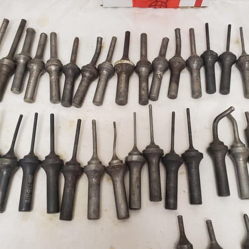 Lot of Rivet Gun Snaps Bit Knock Out Punch Set LOT-109 - Thumbnail 7
