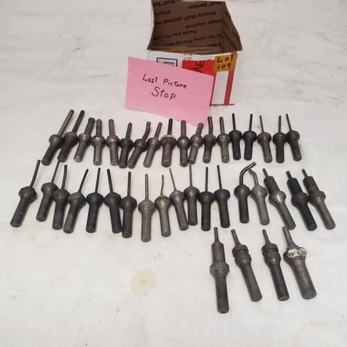 Lot of Rivet Gun Snaps Bit Knock Out Punch Set LOT-109 - Thumbnail 13