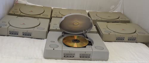 Lot of 7 Sony Play Station 1 Consoles For Parts #3 - Thumbnail 5