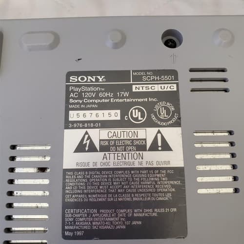 Lot of 7 Sony Play Station 1 Consoles For Parts #3 - Thumbnail 10