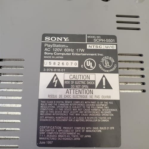 Lot of 7 Sony Play Station 1 Consoles For Parts #3 - Thumbnail 11