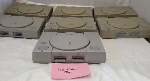Lot of 7 Sony Play Station 1 Consoles For Parts #3 - Thumbnail 14