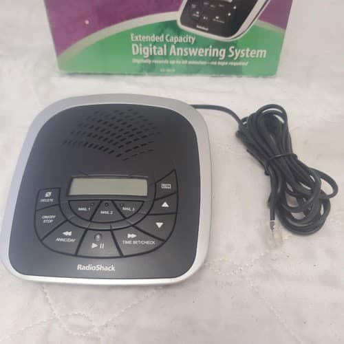 Radio Shack Digital Phone Answering Decivce Extended Memory CAT No.430-3829 - Image 1