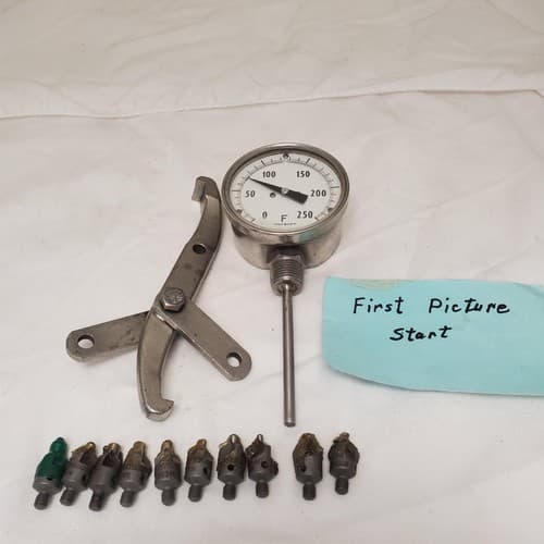 Ashcroft Pressure Gauge and Brown Drill Bits - Image 1
