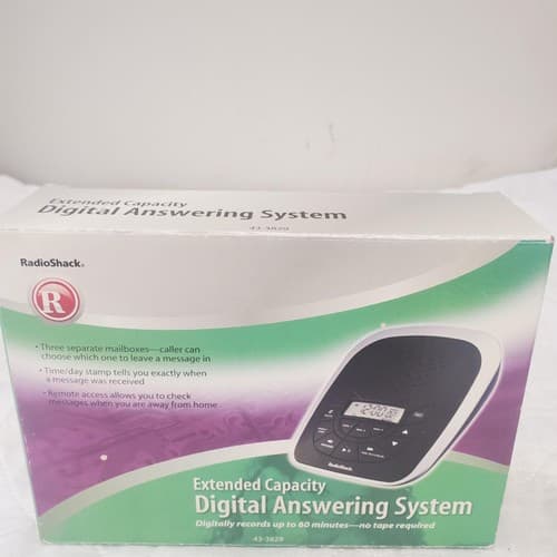 Radio Shack Digital Phone Answering Decivce Extended Memory CAT No.430-3829 - Thumbnail 7