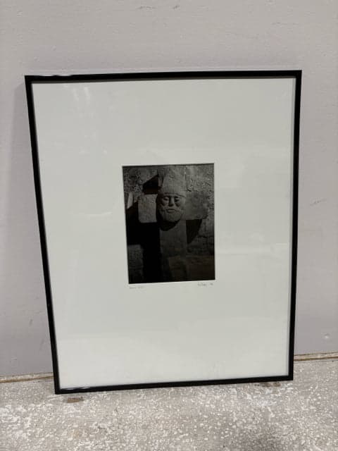Black And White Framed Photograph "Genesis 32:30" By Kim Davis - Image 1