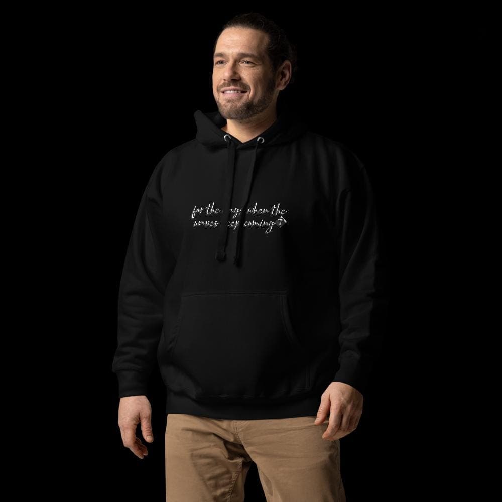 For the Days When the Storms Keep Coming Unisex Cotton-Blend Hoodie – Comfort Fit, Front Pouch - Thumbnail 7
