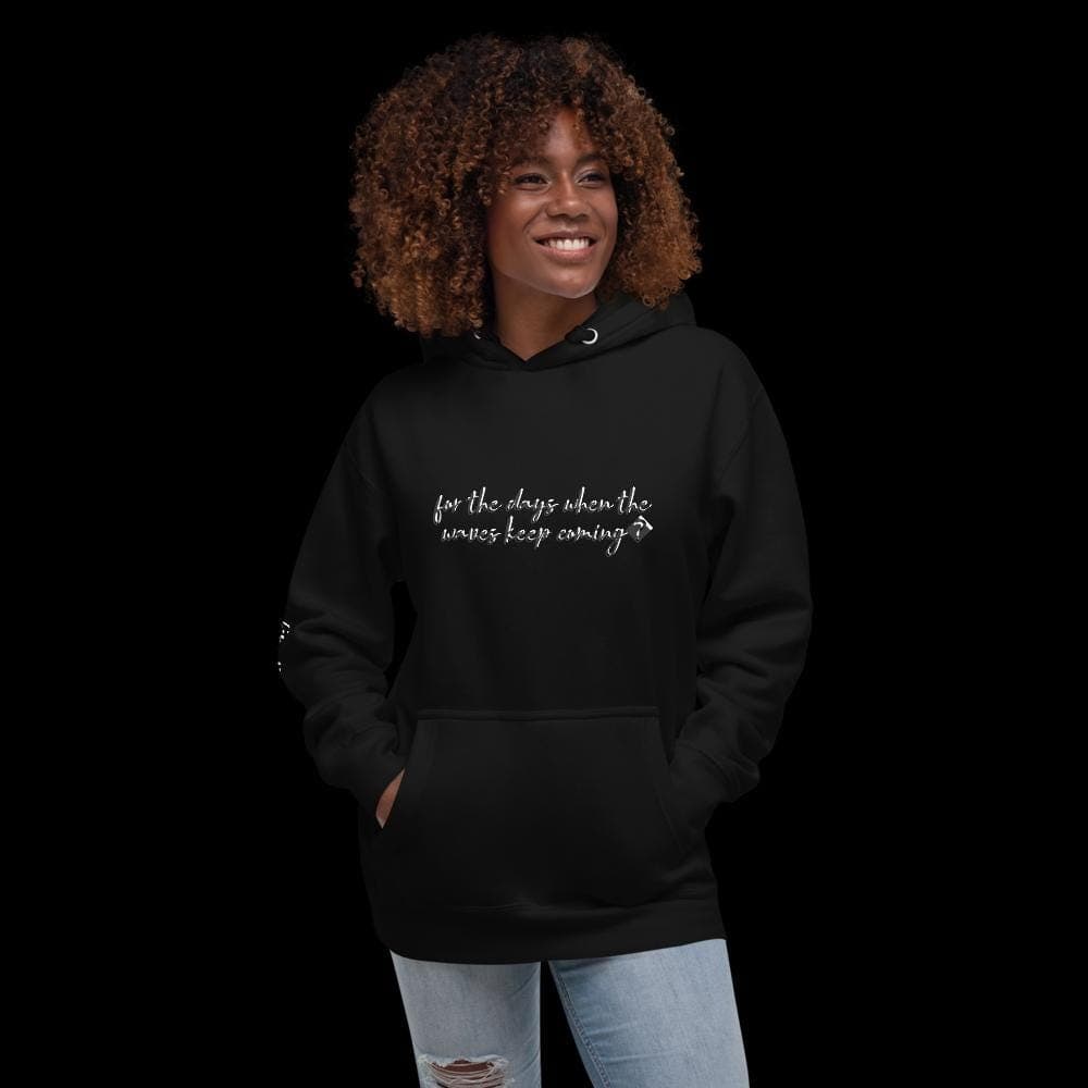 For the Days When the Storms Keep Coming Unisex Cotton-Blend Hoodie – Comfort Fit, Front Pouch - Thumbnail 9
