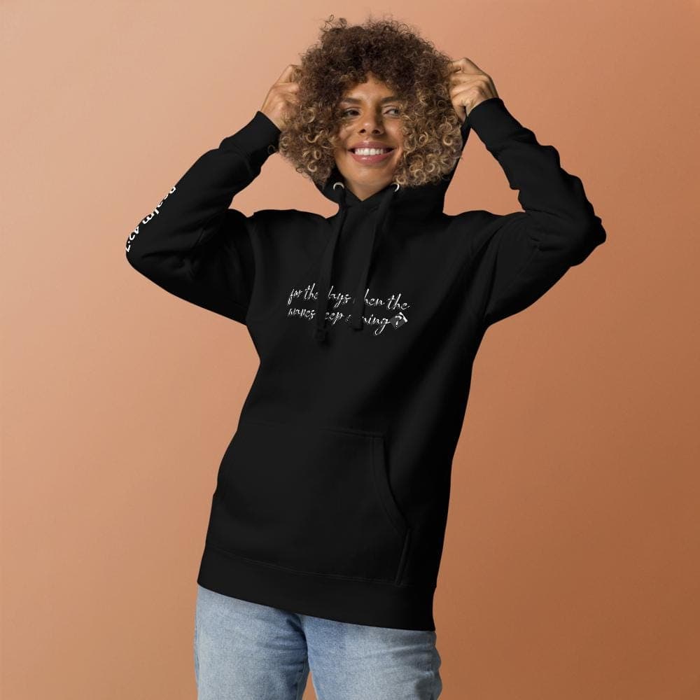 For the Days When the Storms Keep Coming Unisex Cotton-Blend Hoodie – Comfort Fit, Front Pouch - Thumbnail 8