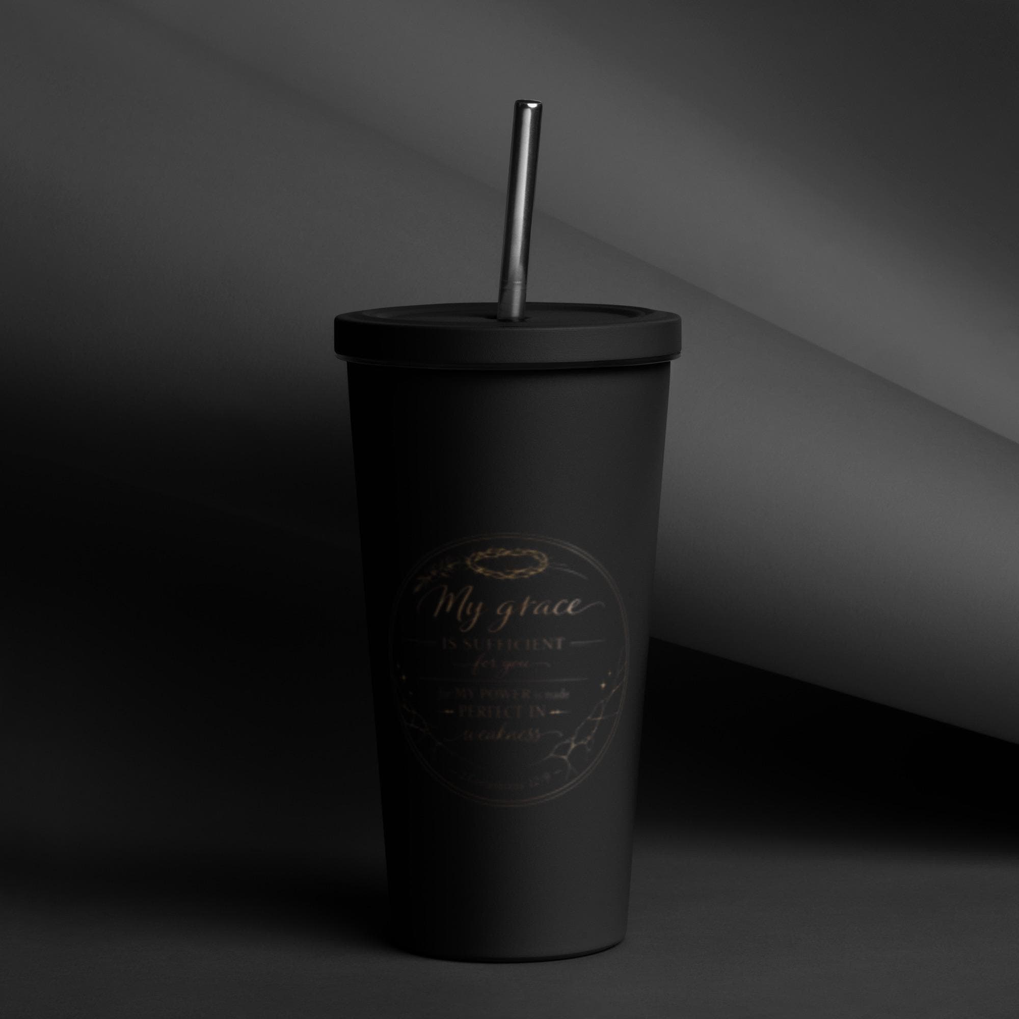 My Grace Is Sufficient – 20 oz Insulated Tumbler Inspired by 2 Corinthians 12:7–9