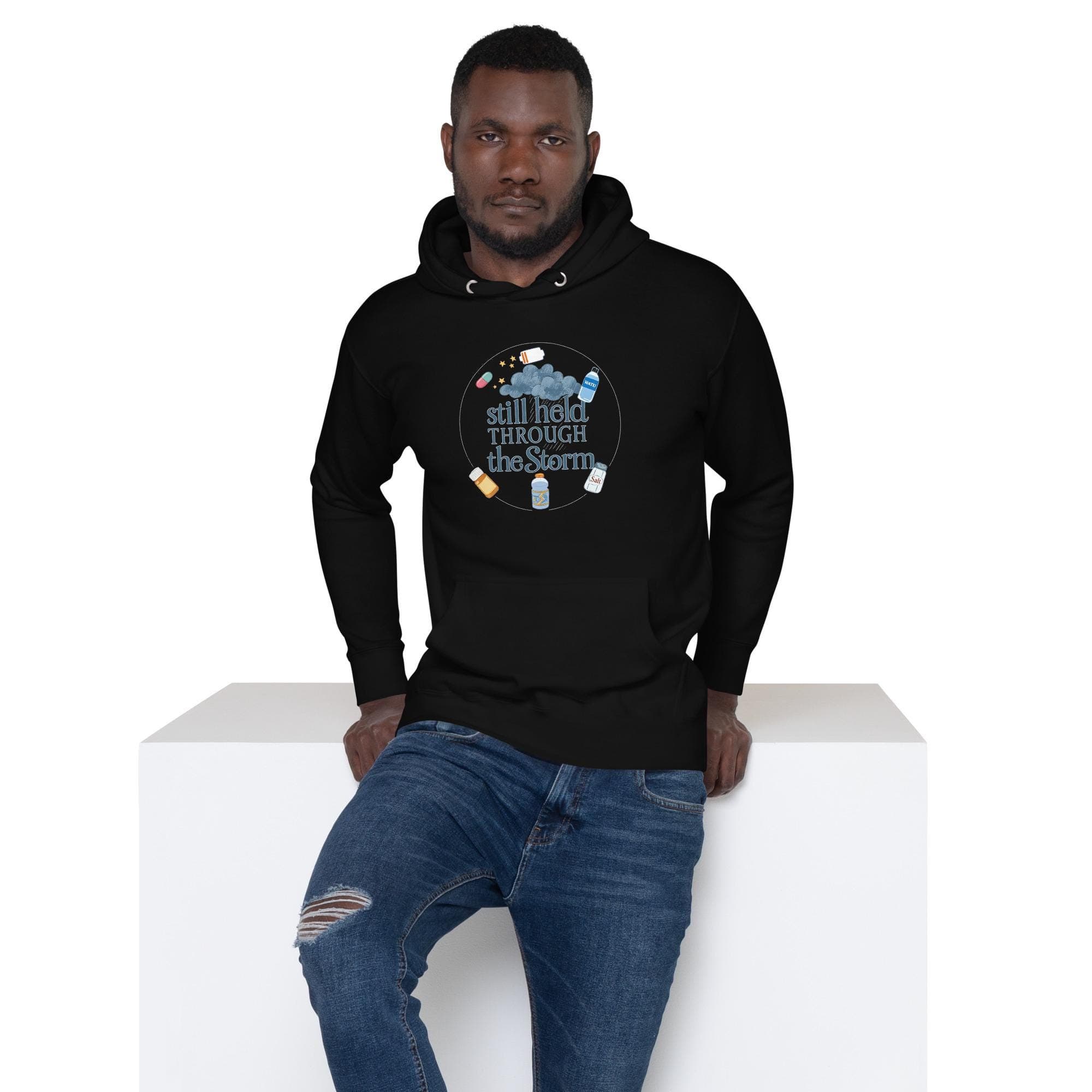 Still Held Through Storm Unisex Hoodie – Encouraging Faith Apparel