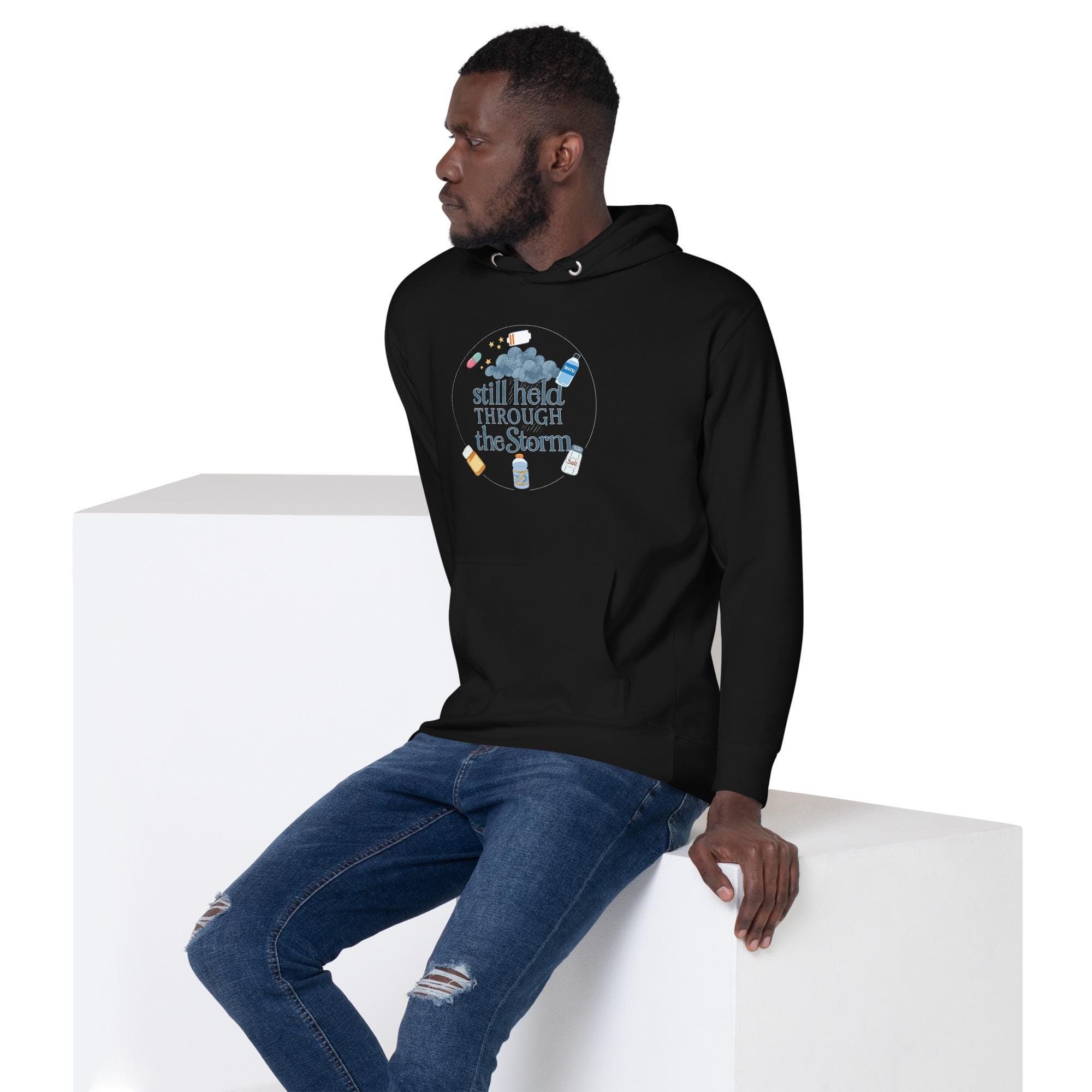 Still Held Through Storm Unisex Hoodie – Encouraging Faith Apparel - Thumbnail 3