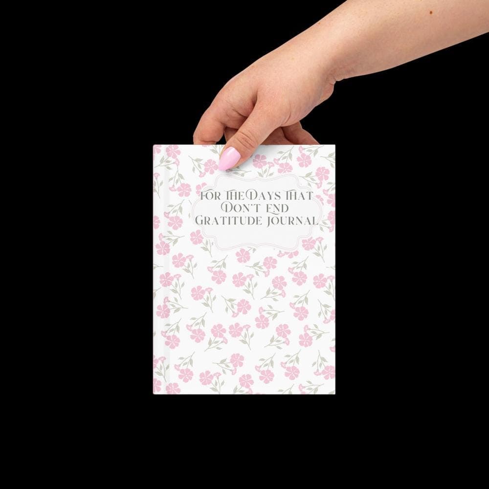 Floral Hardcover Gratitude Journal – Chronic Illness & Faith - Thumbnail 3