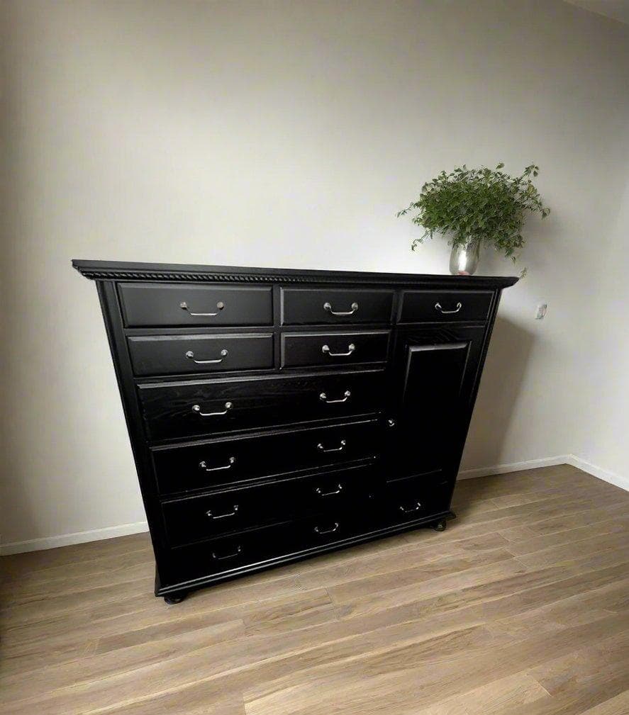 RH Restoration Hardware Black Blaine 11 Drawer Dresser MB244-3 - Thumbnail 3