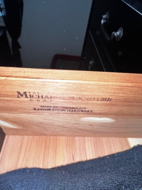 RH Restoration Hardware Black Blaine 11 Drawer Dresser MB244-3 - Thumbnail 6