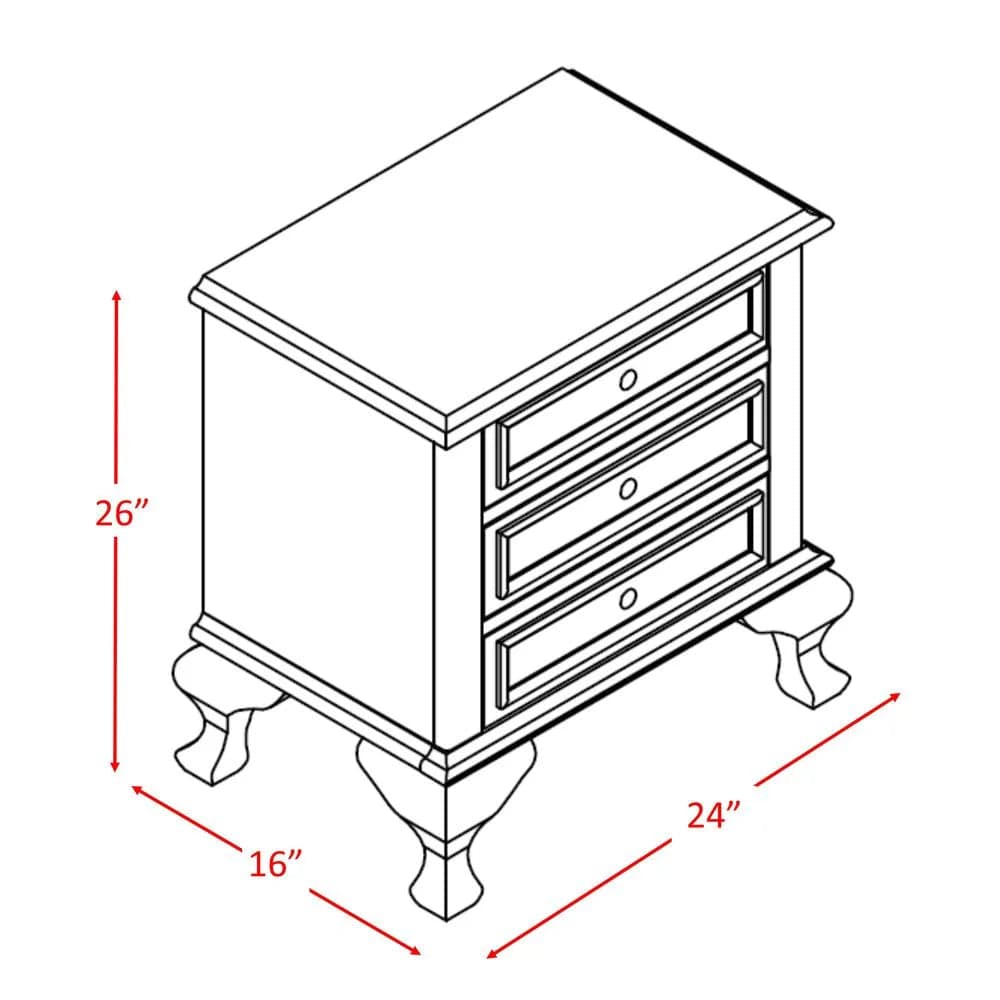 Picket House White Jenna Full Panel 4PC Bedroom Set FFE-1145 - Thumbnail 8