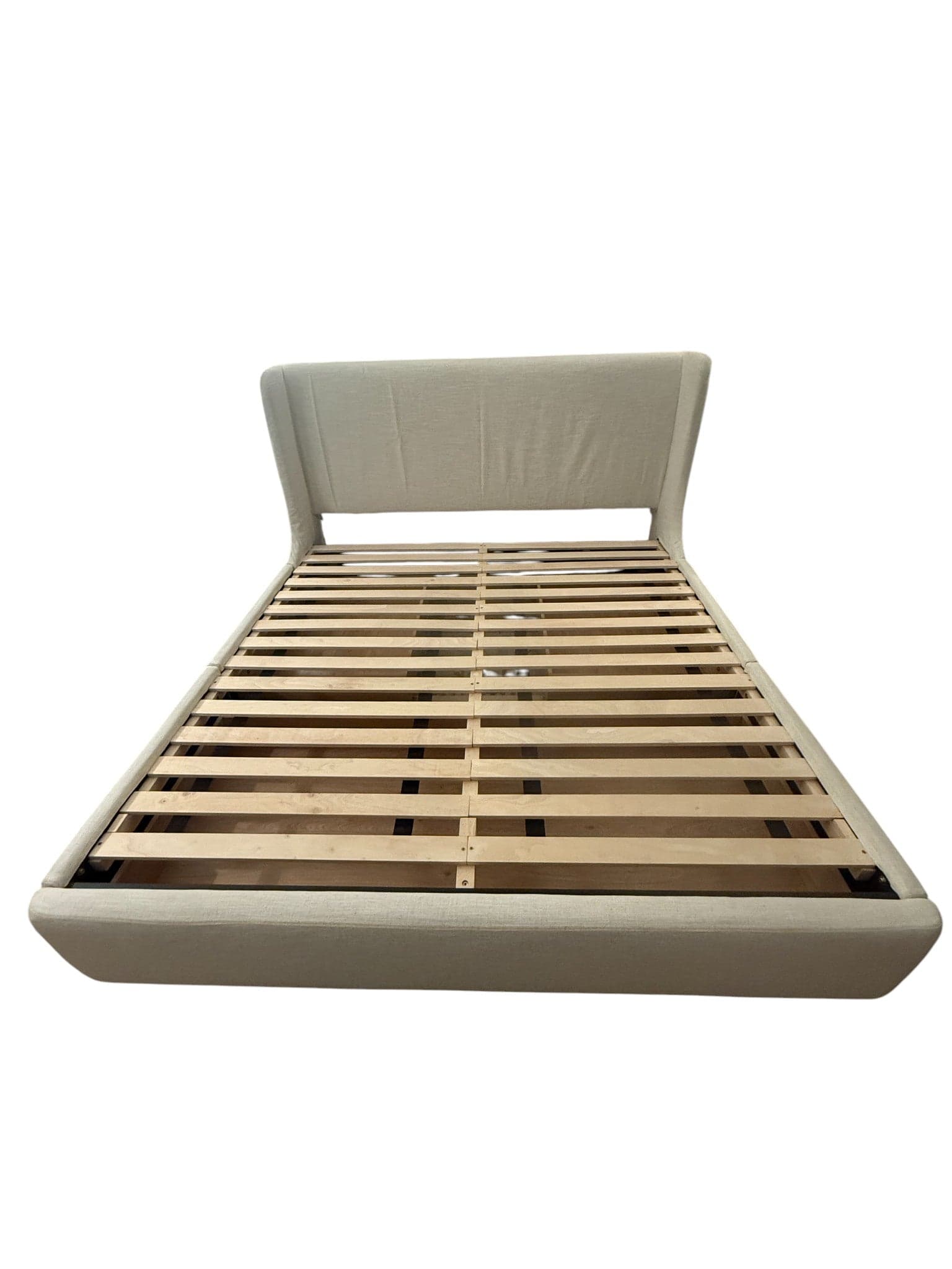 Castlery Dalton Storage King Size Bed Beach Linen FFE-1146 - Thumbnail 4