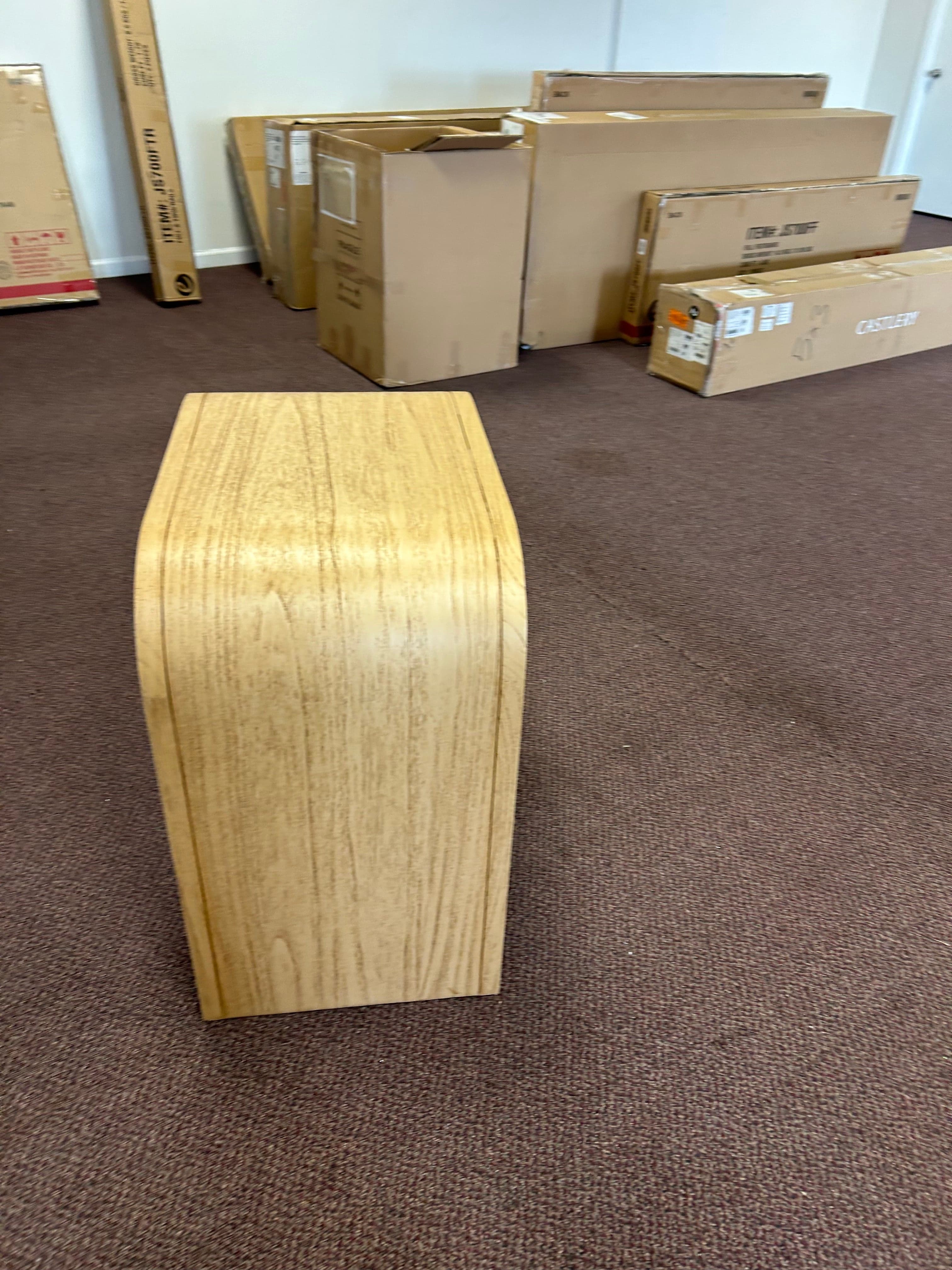 Castlery Crescent Burlwood 2-Drawer Nightstand FFE-1153 - Thumbnail 5