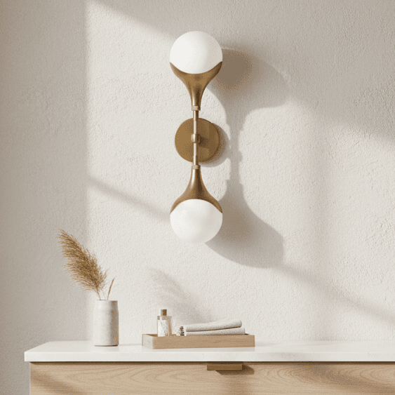 Pair (2) Arteriors Home Brass Augustus Sconces FFW-1274 - Thumbnail 5